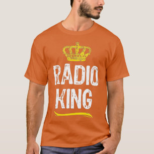 Radio King Men Boys Ham Operator Funny Cool Gift T-Shirt