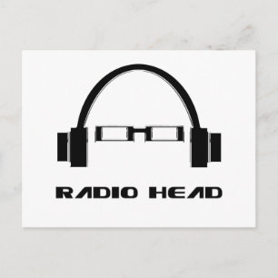 Radio Kopf Postkarte