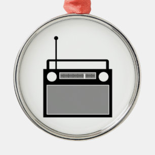 Radio Ornament Aus Metall