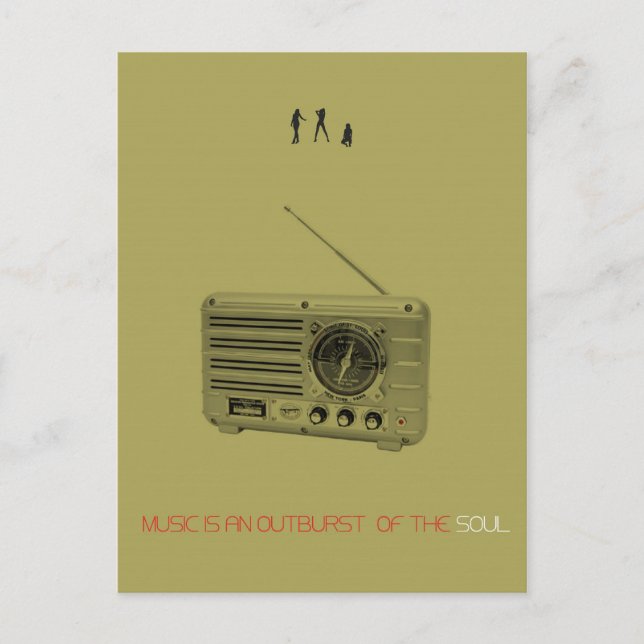 Radio Postkarte (Vorderseite)