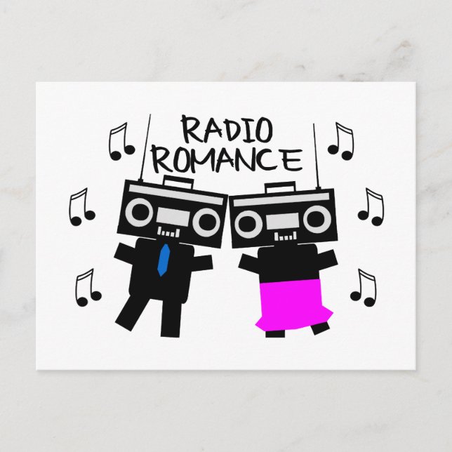 Radio Romance Postkarte (Vorderseite)