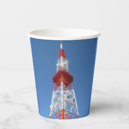 Radio TV Broadcast Tower Pappbecher