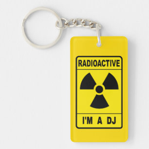 Radioactive DJ Schlüsselanhänger