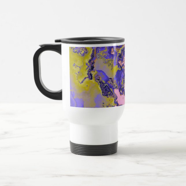 Radioactive Marble Travel Mug Reisebecher (Links)