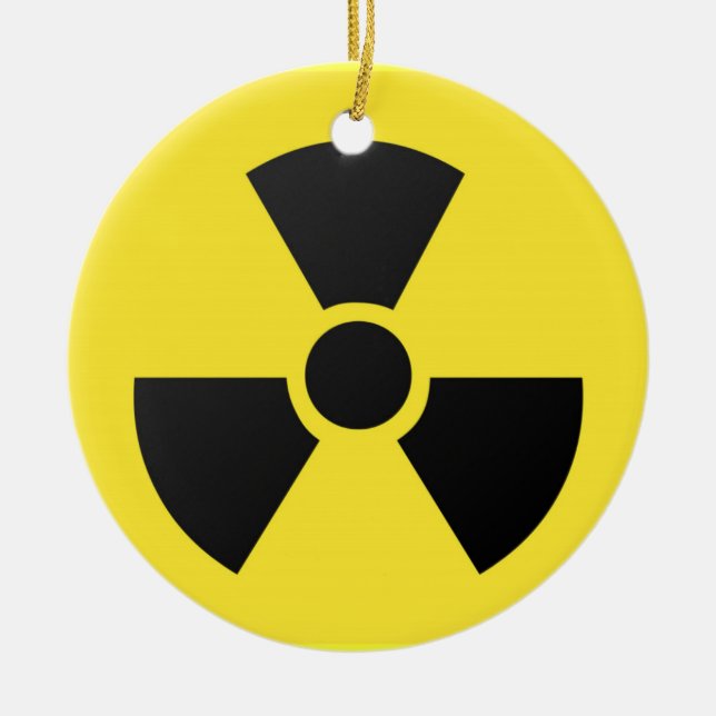 Radioactive Sign Ornament (Vorne)