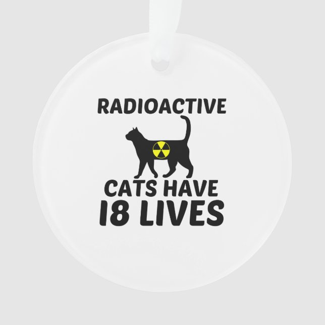 RADIOAKTIVE KATZEN ORNAMENT (Vorderseite)