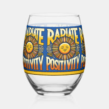 Radioaktive Positivität Lächelnde Sonne