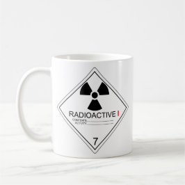 Radioaktive Transportplatte Kat 1 Tasse