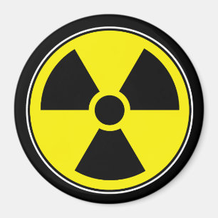 Radioaktiver lustiger Magnet-Spaß Magnet