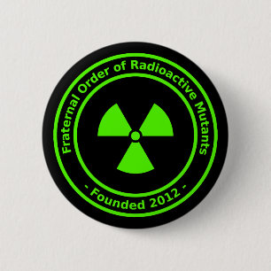 Radioaktiver Mutant-Knopf Button