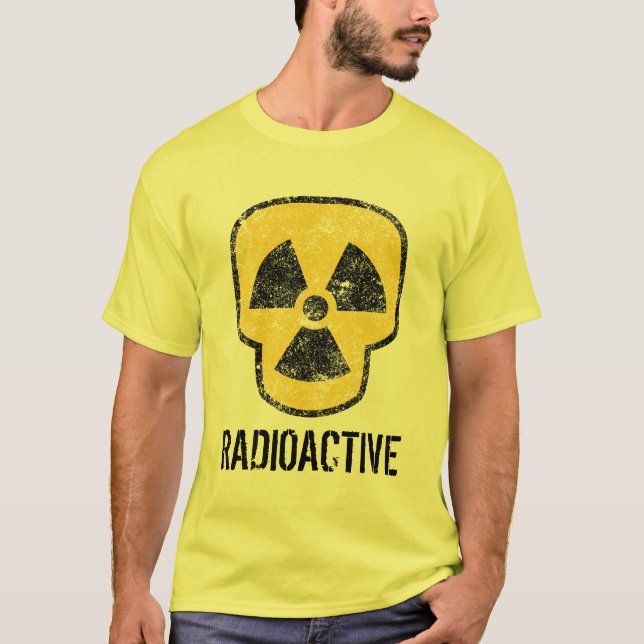 Radioaktiver Schädel T-Shirt (Vorderseite)