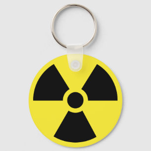 Radioaktiver Symbol-Schlüsselanhänger Schlüsselanhänger