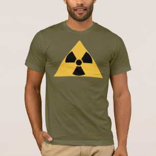 Radioaktives Emblem-amerikanischer KleiderT - T-Shirt