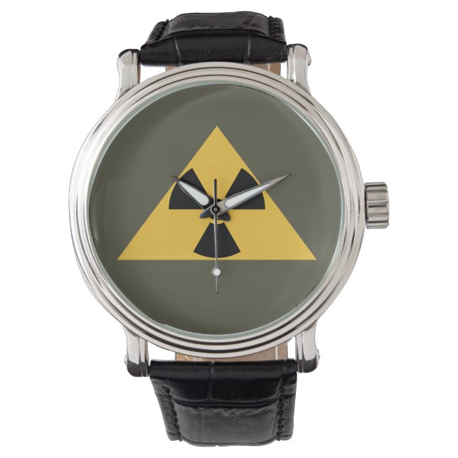 Radioaktives Emblem Armbanduhr (Vorderseite)
