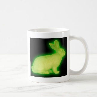 radioaktives Kaninchen Kaffeetasse