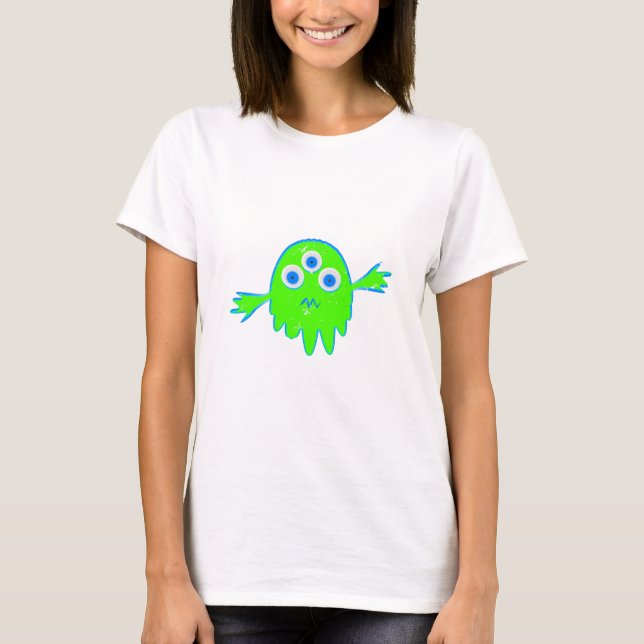 Radioaktives kleines Monster T-Shirt (Vorderseite)