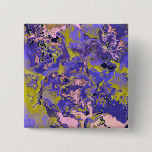 Radioaktives Marmor Button