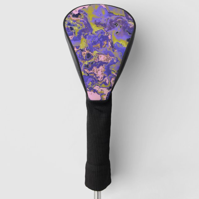Radioaktives Marmor Golf Headcover (Vorderseite)