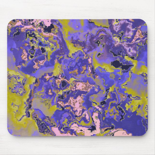 Radioaktives Marmor Mousepad (Vorne)