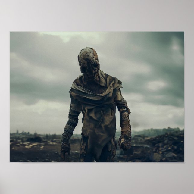 Radioaktives Zombie Poster (Vorne)