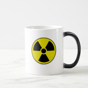 Radioaktivität, die Tasse abfragt