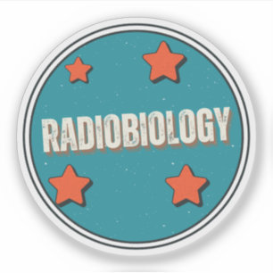 Radiobiologie Aufkleber