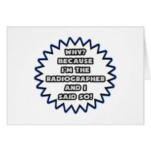 Radiographe .. Parce Que Je L'Ai Dit.