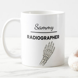 RADIOGRAPHER Personalized Name X-Ray Tech Gift Kaffeetasse