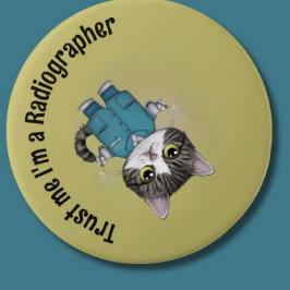 Radiologe, Ärztin, Radioligand Therapy Button