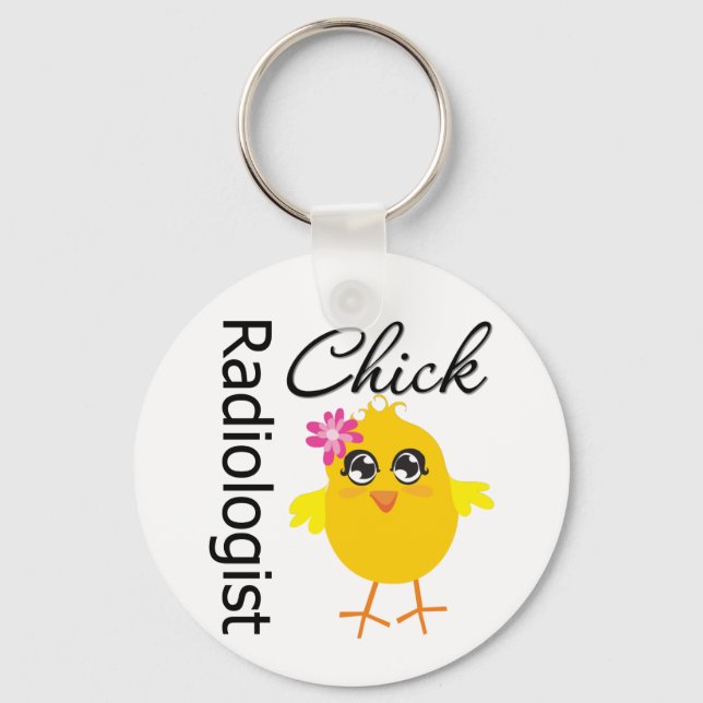 Radiologe Chick Schlüsselanhänger (Vorderseite)