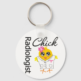 Radiologe-Küken Schlüsselanhänger
