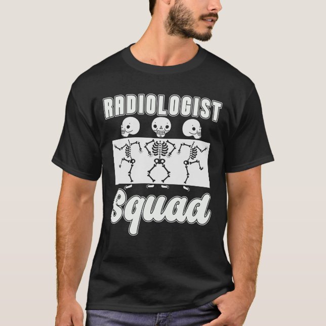 Radiologe Squad Radiology Ray Krass Tech Xray T-Shirt (Vorderseite)