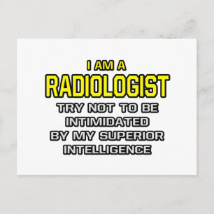 Radiologe... Superior Intelligence Postkarte