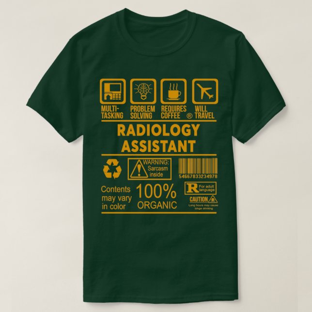 RADIOLOGIE ASSISTANT NICE DESIGN 2017 Classic TShi T-Shirt (Design vorne)