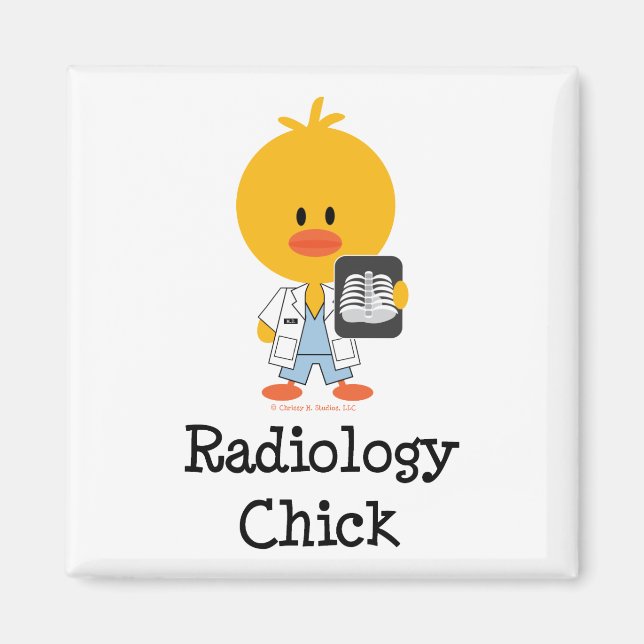 Radiologie Chick Magnet (Vorne)