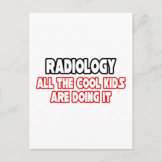 Radiologie... Coole Kinder Postkarte