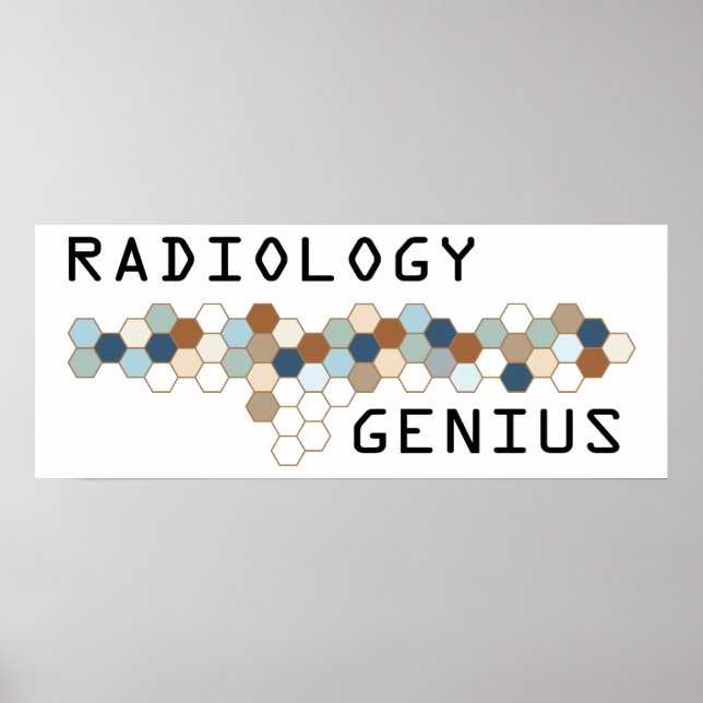 Radiologie Genius Poster (Vorne)