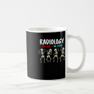 Radiologie Ihre Pose, wir entdecken tanzendes Skel Kaffeetasse