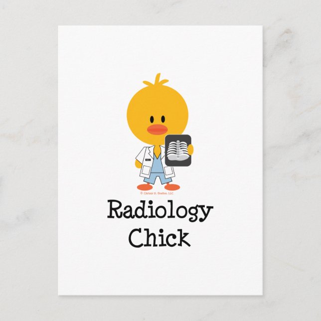 Radiologie Kick Postcard Postkarte (Vorderseite)