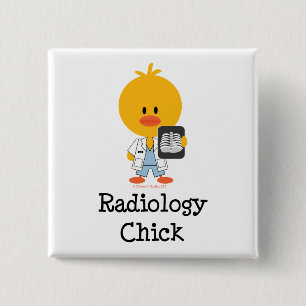 Radiologie-Küken-Knopf Button