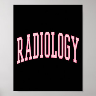 Radiologie Niedlich Pink Preppy Nurse Ct MRI Krass Poster