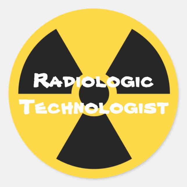 Radiologie Runder Aufkleber (Vorderseite)
