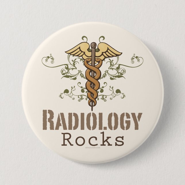 Radiologie schaukelt Knopf Button (Vorderseite)