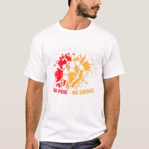 Radiologie Sie Pose, wir entdecken tanzendes Skele T-Shirt