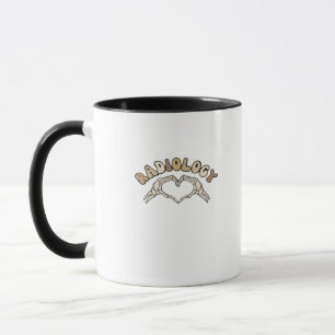 Radiologie Skeleton Heart Hands Classic Tasse