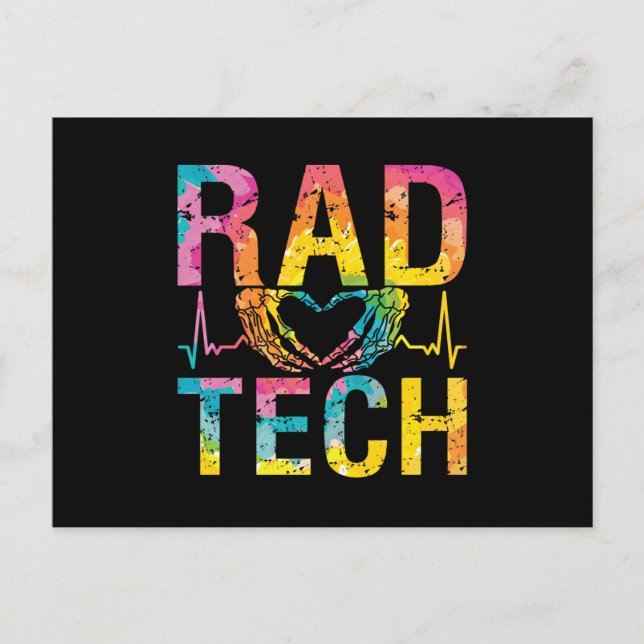 Radiologie Tech Krass Tech Medicine Technologist X Postkarte (Vorderseite)