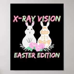 Radiologie Tech Röntgenblick Osterausgabe Hase Ea Poster