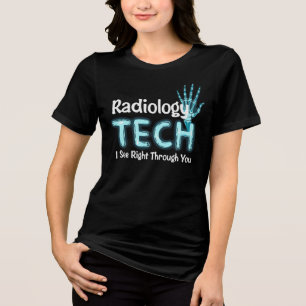 Radiologie Tech Spaß X Ray Tri-Blend Shirt