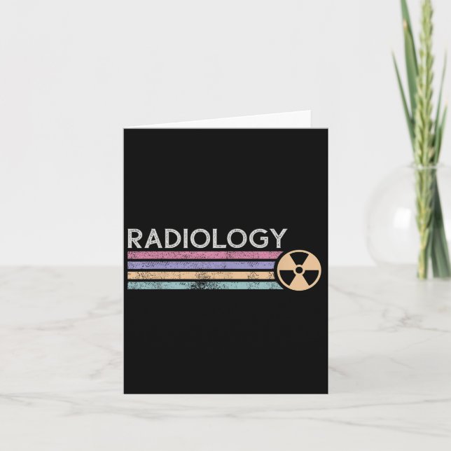 Radiologie Tech Zukunft Radiologe Röntgen Tech Ske Karte (Vorderseite)