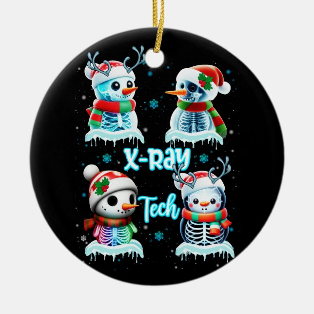 Radiologie Techniker X Ray Tech Funny Christmas Cu Keramik Ornament (Vorne)